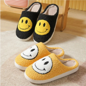 slippers yellow and black