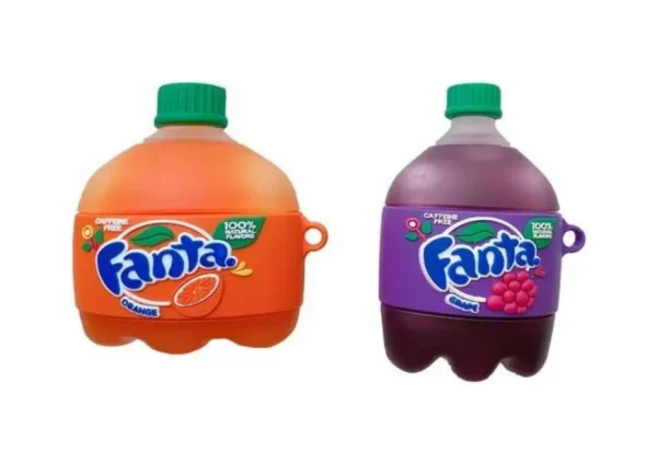 Creative Fanta Purple Orange Apple AirPods 1 / 2 / 3 Pro Case Cover iPhone Bluetooth Earphone Accessories
