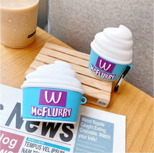 Brand McFlurry Milk Ice Cream Case For AirPods